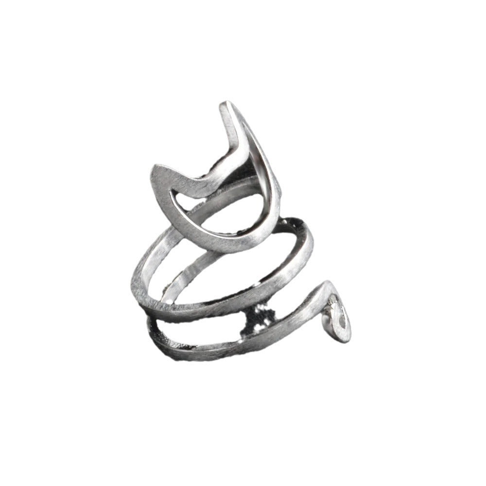 Winding Hook Knitted Sweater Cat Ring