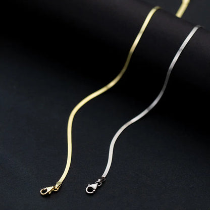 Gold Glossy Snake Bone Anklet