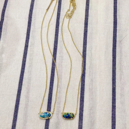 Magnesite Gemstone Pendant Necklace