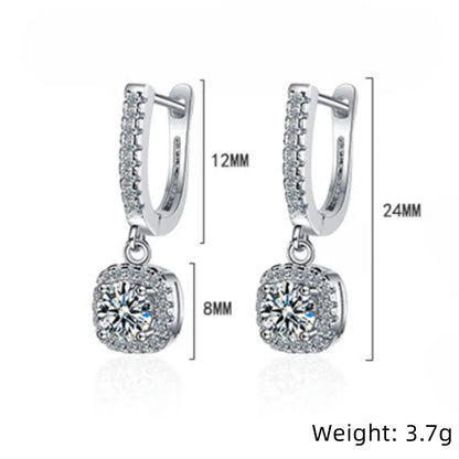 Moissanite Heggie Hoop Earring