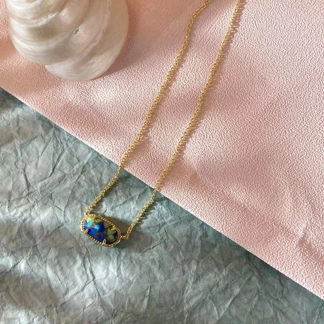 Magnesite Gemstone Pendant Necklace