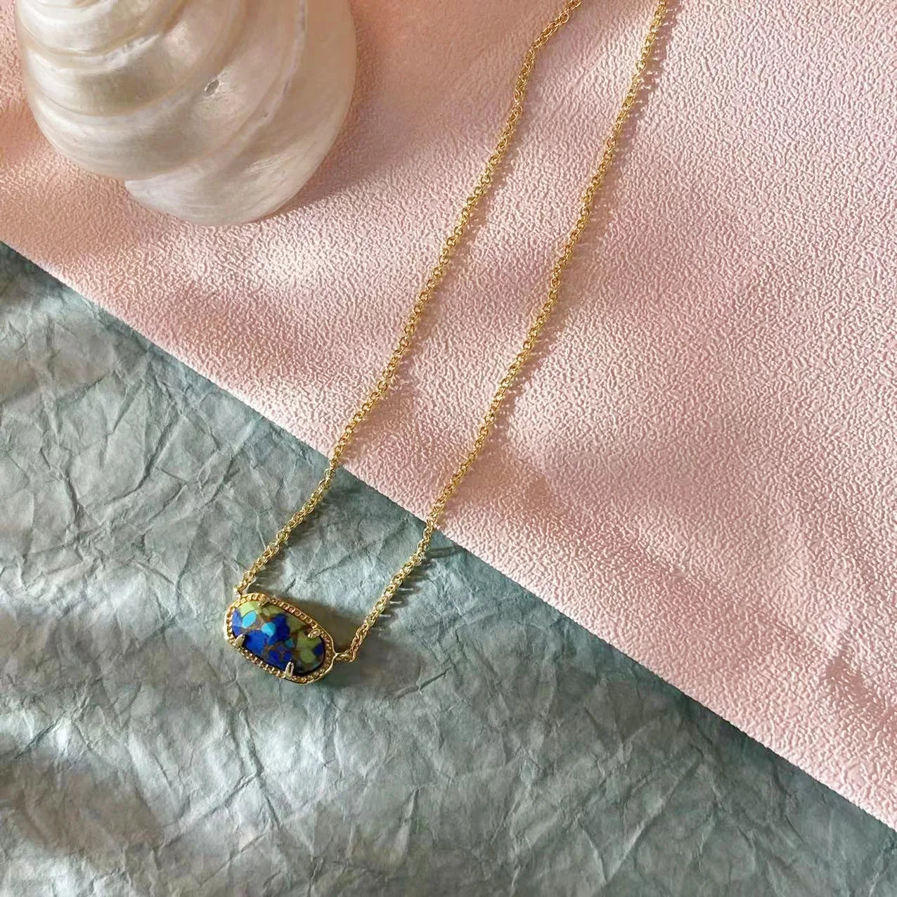 Magnesite Gemstone Pendant Necklace