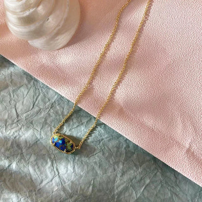 Magnesite Gemstone Pendant Necklace
