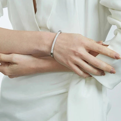 Titanium Sliver Circular Classic Bracelet