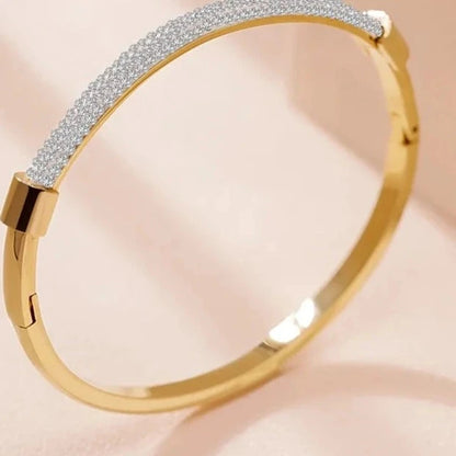 Titanium Sliver Circular Classic Bracelet
