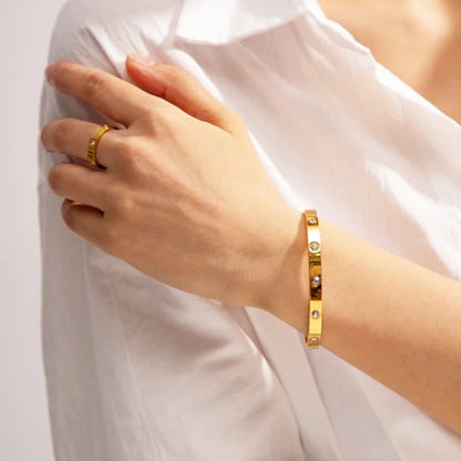 Bangles Rings and Bracelet Stylish Cubic Zircon