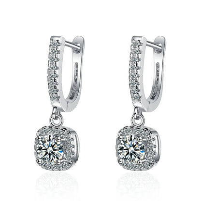 Moissanite Heggie Hoop Earring