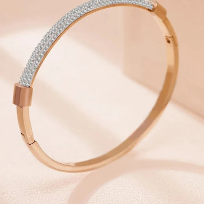 Titanium Sliver Circular Classic Bracelet