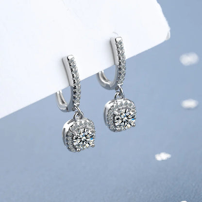Moissanite Heggie Hoop Earring