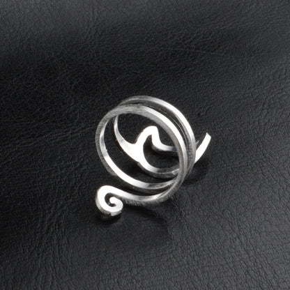 Winding Hook Knitted Sweater Cat Ring